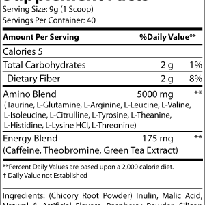 Amino Spark Raspberry Iced Tea